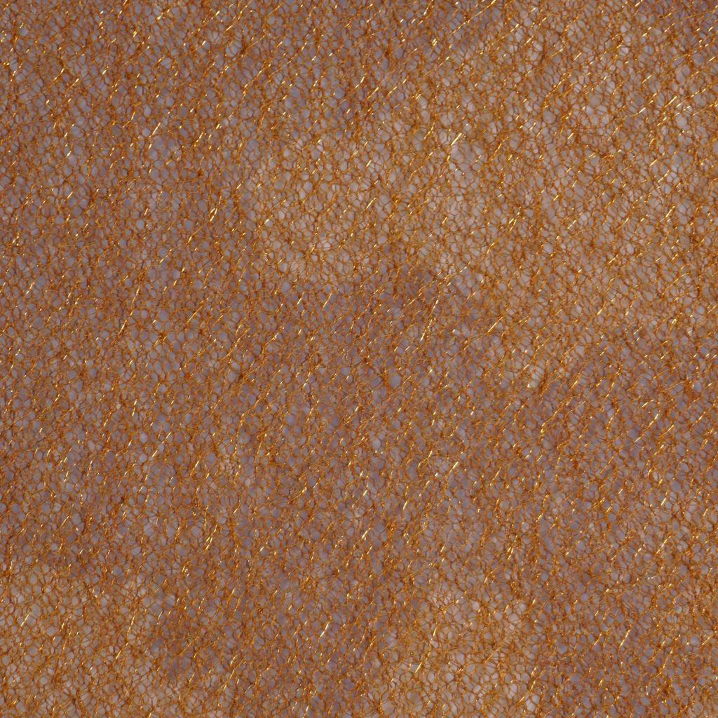 Lurex Netztüll warmes gold